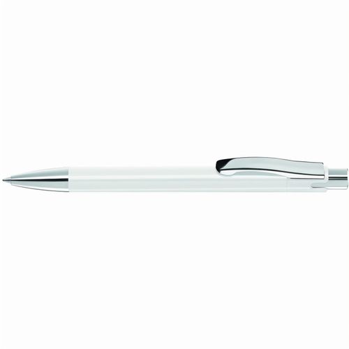 CANDY M SI Druckkugelschreiber (Art.-Nr. CA774914) - Druckkugelschreiber mit gedeckt glänzen...