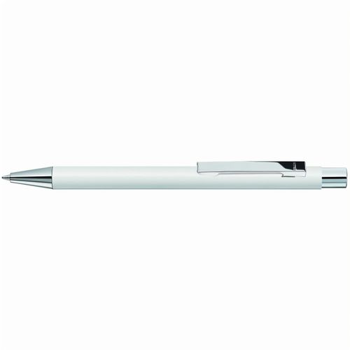 STRAIGHT SI Druckkugelschreiber (Art.-Nr. CA783059) - Metall-Druckkugelschreiber mit mattem...