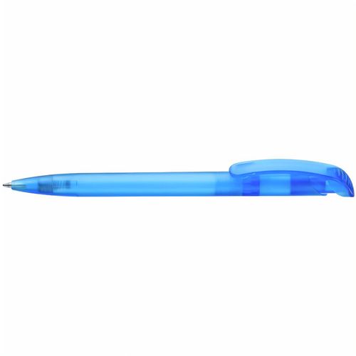 VARIO frozen Druckkugelschreiber (Art.-Nr. CA787231) - Druckkugelschreiber mit transparent...