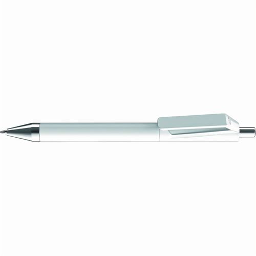 FUSION SI Druckkugelschreiber (Art.-Nr. CA790394) - Druckkugelschreiber mit gedeckt glänzen...
