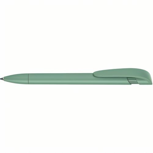YES F Druckkugelschreiber (Art.-Nr. CA794293) - Druckkugelschreiber mit gedeckt mattem...