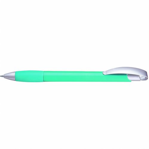 ENERGY SI Druckkugelschreiber (Art.-Nr. CA800438) - Druckkugelschreiber mit gedeckt glänzen...