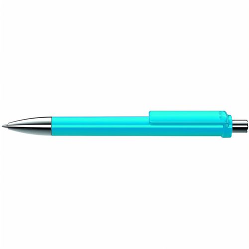 FASHION SI Druckkugelschreiber (Art.-Nr. CA800545) - Druckkugelschreiber mit gedeckt glänzen...