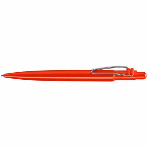 VISTA Druckkugelschreiber (Art.-Nr. CA811649) - Druckkugelschreiber mit gedeckt glänzen...