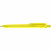 RECYCLED PET PEN STEP frozen Druckkugelschreiber (gelb) (Art.-Nr. CA813560)