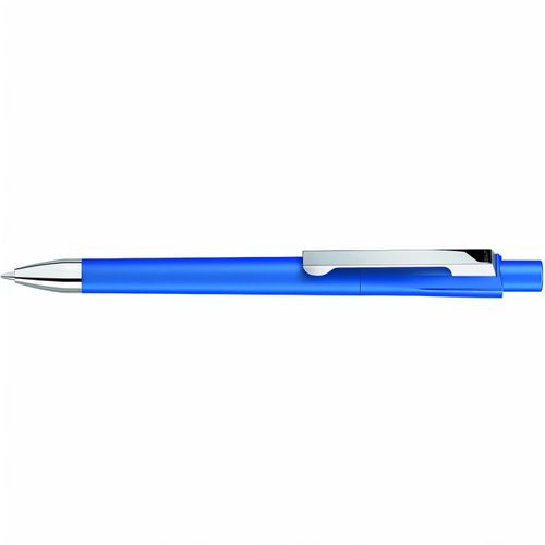 CHECK M-SI Druckkugelschreiber (Art.-Nr. CA814984) - Druckkugelschreiber mit gedeckt matten...