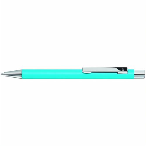 STRAIGHT SI Druckkugelschreiber (Art.-Nr. CA815458) - Metall-Druckkugelschreiber mit mattem...