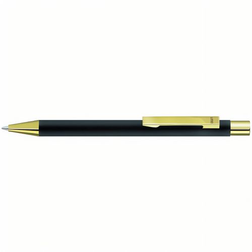 STRAIGHT GO Druckkugelschreiber (Art.-Nr. CA827189) - Metall-Druckkugelschreiber mit mattem...
