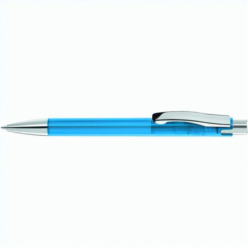 CANDY transparent SI Druckkugelschreiber (Art.-Nr. CA828135) - Druckkugelschreiber mit transparent...