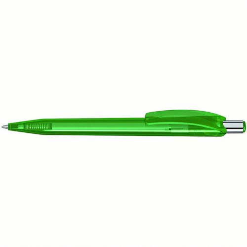 BEAT transparent Druckkugelschreiber (Art.-Nr. CA829754) - Druckkugelschreiber mit glänzend transp...