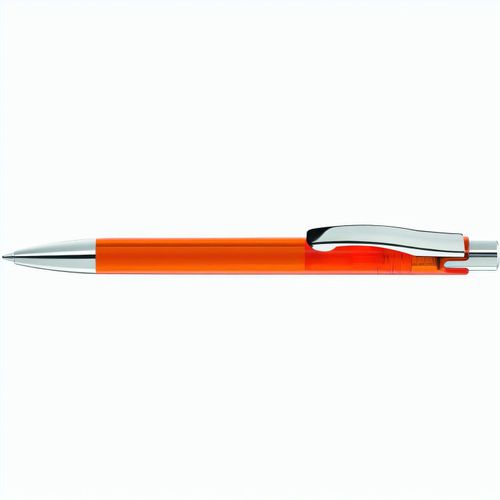 CANDY transparent SI Druckkugelschreiber (Art.-Nr. CA831633) - Druckkugelschreiber mit transparent...