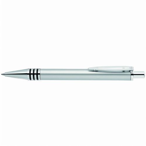 SUPREME Druckkugelschreiber (Art.-Nr. CA837621) - Metall-Druckkugelschreiber mit glänzend...