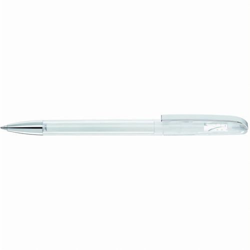 PUR transparent SI Drehkugelschreiber (Art.-Nr. CA840325) - Drehkugelschreiber mit glänzend transpa...