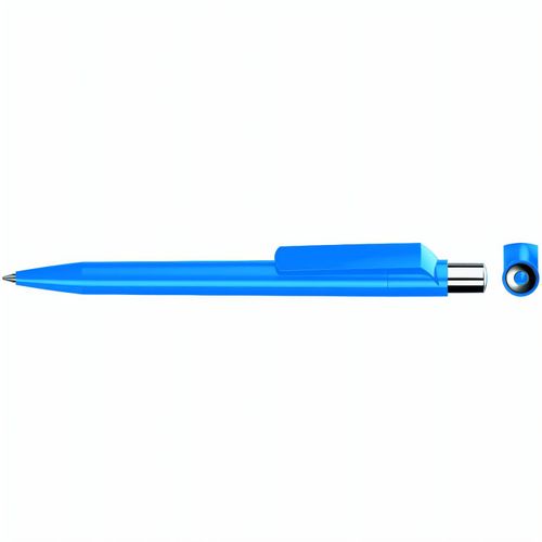 ON TOP SI F Druckkugelschreiber (Art.-Nr. CA844124) - Druckkugelschreiber mit farbig gedeckt...