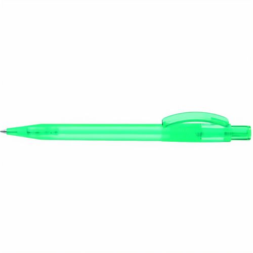 PIXEL frozen Druckkugelschreiber (Art.-Nr. CA846491) - Druckkugelschreiber mit gefrostetem...