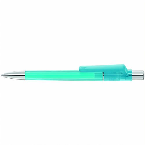 PEPP transparent SI Druckkugelschreiber (Art.-Nr. CA850277) - Druckkugelschreiber mit transparent...