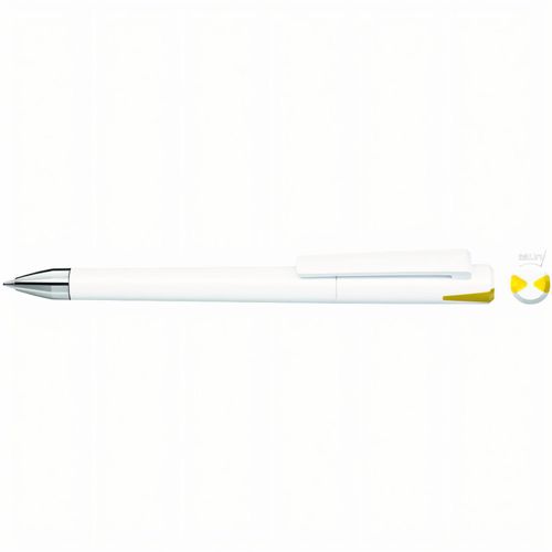 CRYS SI Drehkugelschreiber (Art.-Nr. CA861336) - Drehkugelschreiber mit gedeckt glänzend...