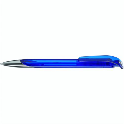 SPLASH transparent SI Druckkugelschreiber (Art.-Nr. CA862023) - Druckkugelschreiber mit glänzend transp...