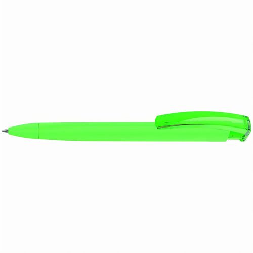 TRINITY K transparent GUM Druckkugelschreiber (Art.-Nr. CA865226) - Druckkugelschreiber mit gummiertem...