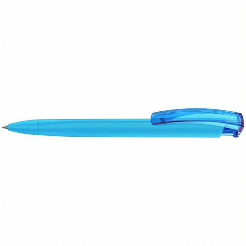 TRINITY K transparent GUM Druckkugelschreiber (Art.-Nr. CA869089) - Druckkugelschreiber mit gummiertem...