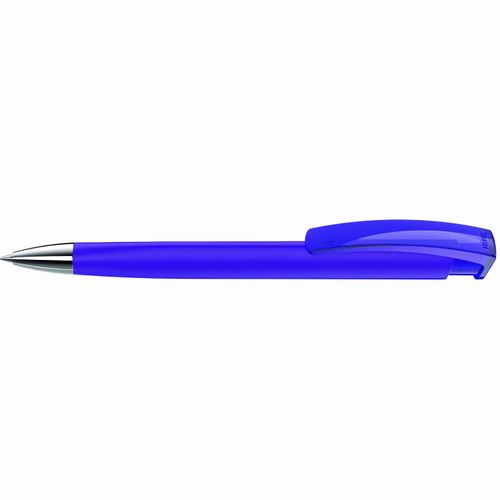 TRINITY K transparent SI GUM Druckkugelschreiber (Art.-Nr. CA873226) - Druckkugelschreiber mit gummiertem...