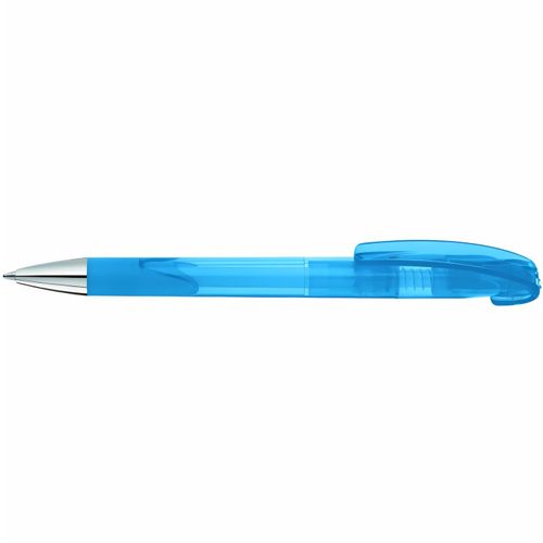 LOOK grip transparent SI Druckkugelschreiber (Art.-Nr. CA881507) - Druckkugelschreiber mit transparent...
