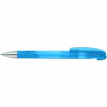 LOOK grip transparent SI Druckkugelschreiber (hellblau) (Art.-Nr. CA881507)