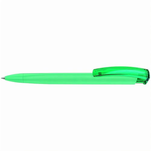 TRINITY K transparent GUM Druckkugelschreiber (Art.-Nr. CA884283) - Druckkugelschreiber mit gummiertem...