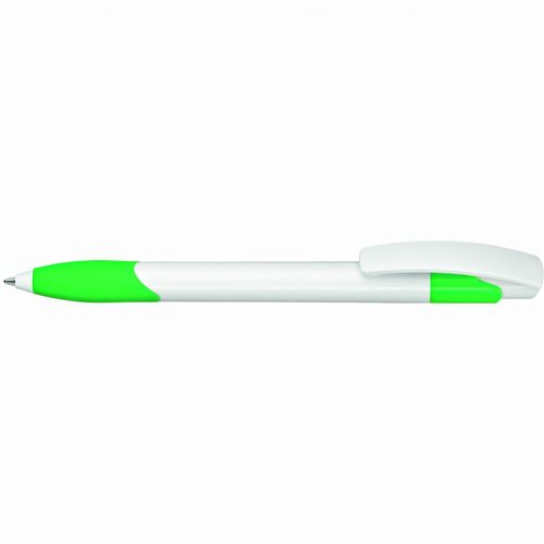 OMEGA grip Druckkugelschreiber (Art.-Nr. CA884594) - Druckkugelschreiber mit gedeckt glänzen...