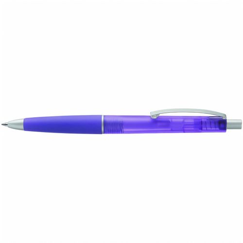 JAZZ frozen Druckkugelschreiber (Art.-Nr. CA890625) - Druckkugelschreiber mit transparent...
