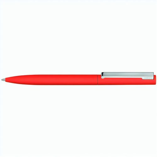 BRIGHT F GUM Drehkugelschreiber (Art.-Nr. CA894528) - Metall-Drehkugelschreiber mit Softtouch-...