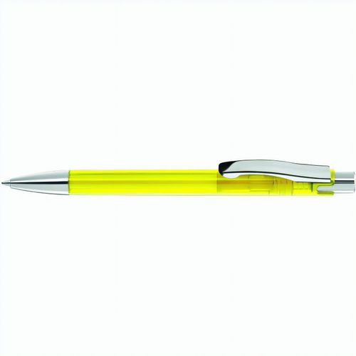 CANDY transparent SI Druckkugelschreiber (Art.-Nr. CA895208) - Druckkugelschreiber mit transparent...
