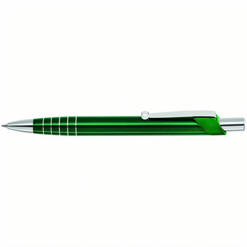 MOON Druckkugelschreiber (Art.-Nr. CA896927) - Metall-Druckkugelschreiber mit silbernen...