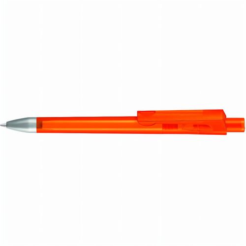 CHECK frozen SI Druckkugelschreiber (Art.-Nr. CA900026) - Druckkugelschreiber mit transparent...