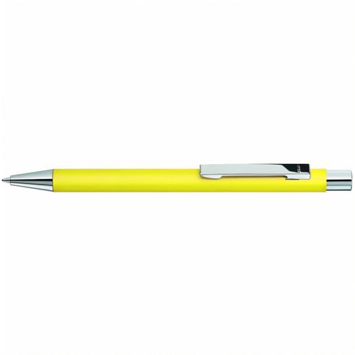 STRAIGHT SI Druckkugelschreiber (Art.-Nr. CA900420) - Metall-Druckkugelschreiber mit mattem...