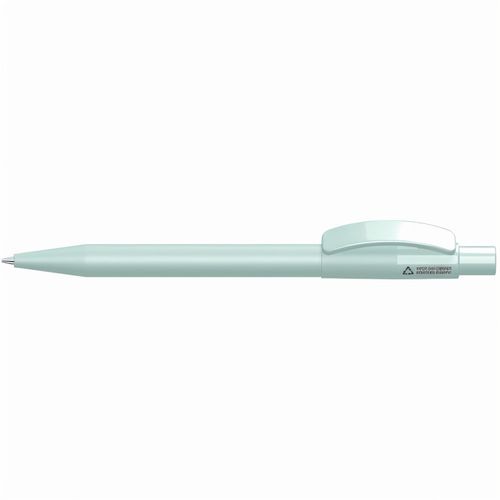 PIXEL RECY Druckkugelschreiber (Art.-Nr. CA921850) - Druckkugelschreiber mit gedeckt mattem...