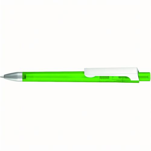 CHECK frozen KG SI Druckkugelschreiber (Art.-Nr. CA939863) - Druckkugelschreiber mit transparent...