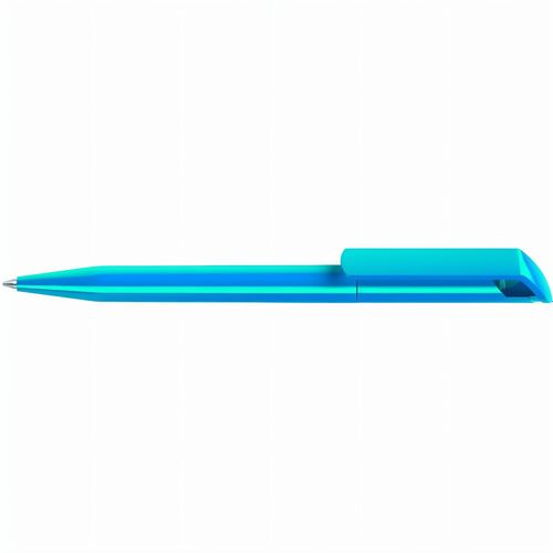 POP Drehkugelschreiber (Art.-Nr. CA944145) - Drehkugelschreiber mit gedeckt glänzend...