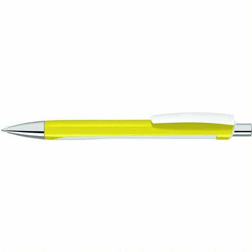 WAVE GUM Druckkugelschreiber (Art.-Nr. CA947495) - Druckkugelschreiber mit zweigeteiltem...