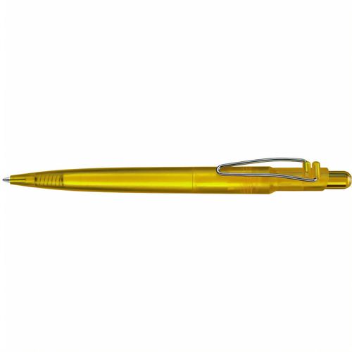 VISTA frozen Druckkugelschreiber (Art.-Nr. CA948432) - Druckkugelschreiber mit transparent...