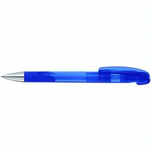 LOOK grip transparent SI Druckkugelschreiber (dunkelblau) (Art.-Nr. CA951659)
