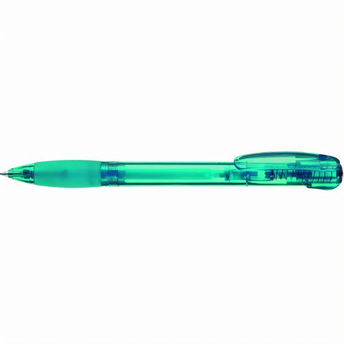 FANTASY transparent Druckkugelschreiber (Art.-Nr. CA962292) - Druckkugelschreiber mit transparent...