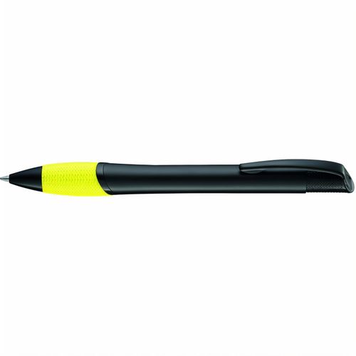 OPERA M Druckkugelschreiber (Art.-Nr. CA967488) - Metall-Druckkugelschreiber mit schwarz...