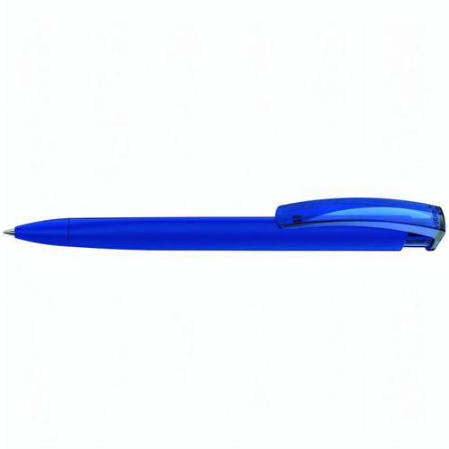 TRINITY K transparent GUM Druckkugelschreiber (Art.-Nr. CA973218) - Druckkugelschreiber mit gummiertem...