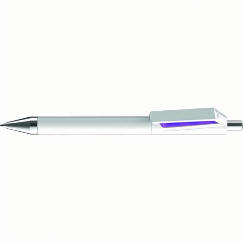 FUSION SI Druckkugelschreiber (Art.-Nr. CA973725) - Druckkugelschreiber mit gedeckt glänzen...