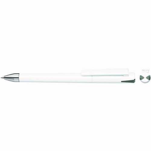 CRYS SI Drehkugelschreiber (Art.-Nr. CA975801) - Drehkugelschreiber mit gedeckt glänzend...