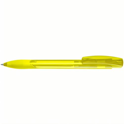OMEGA grip transparent Druckkugelschreiber (Art.-Nr. CA976331) - Druckkugelschreiber mit transparent...