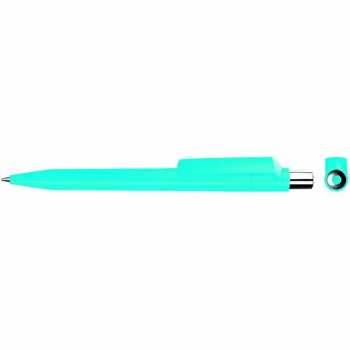 ON TOP SI F Druckkugelschreiber (Art.-Nr. CA979001) - Druckkugelschreiber mit farbig gedeckt...
