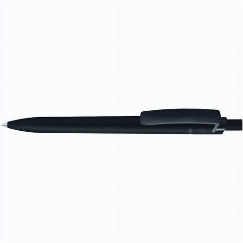 RECYCLED PET PEN STEP F GUM Druckkugelschreiber (Art.-Nr. CA979050) - Druckkugelschreiber mit gummiertem...