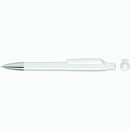 BLOOM SI Druckkugelschreiber (Art.-Nr. CA979823) - Druckkugelschreiber mit gedeckt glänzen...